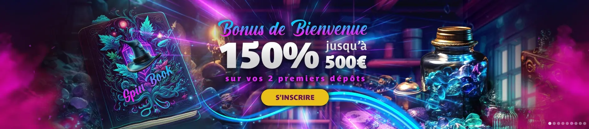 Bonus di benvenuto 100% di Magical Spin casino