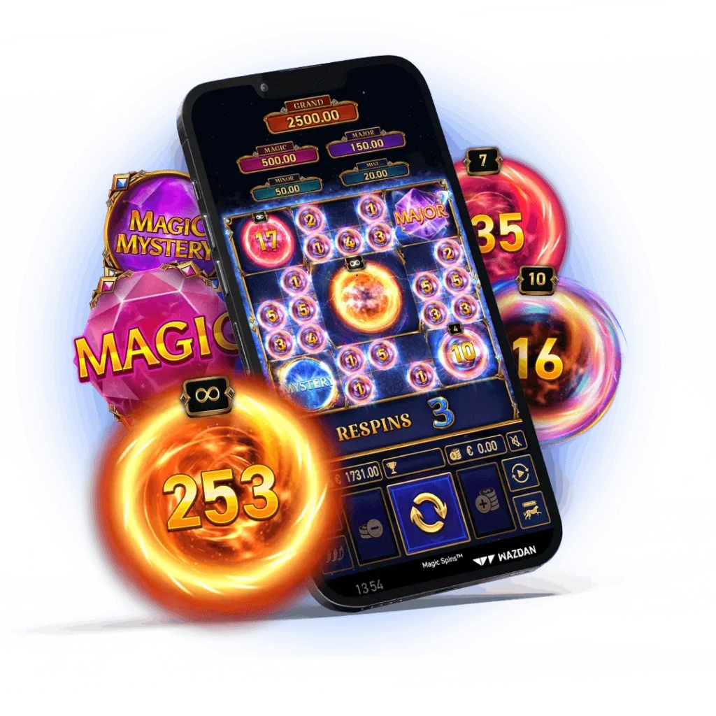 Applicazione mobile di Magical Spin Casino